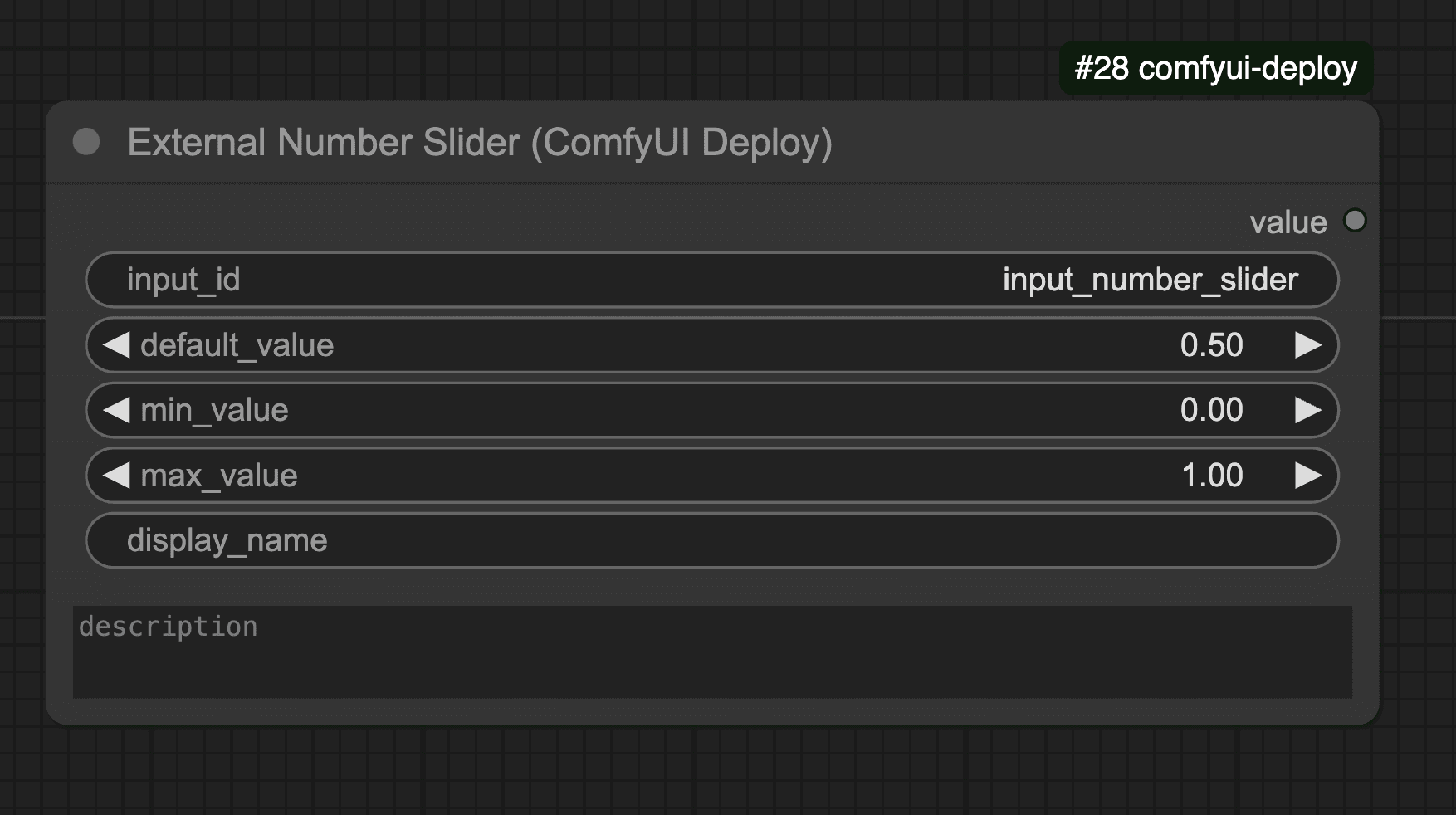 External Number Slider Node